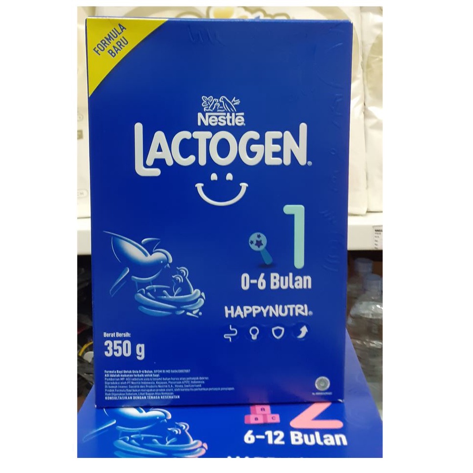 Jual NESTLE LACTOGEN 1 Susu Formula 0 6 Bulan Kemasan Box 350gr