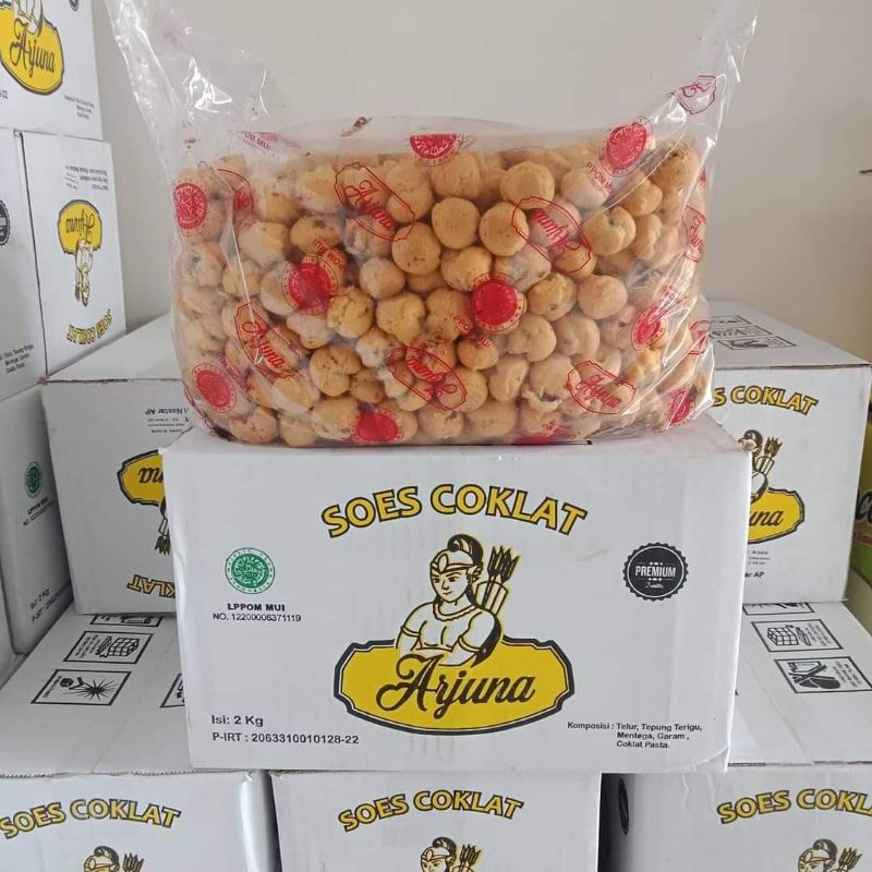 Jual Soes Kering Coklat Arjuna 2kg Dus Shopee Indonesia