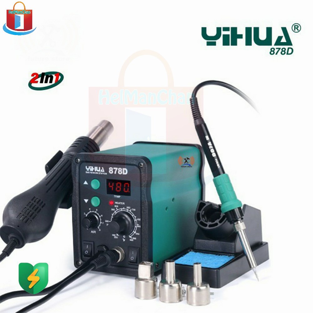 Jual Blower Yihua D In Solder Uap Hot Air Solder Station