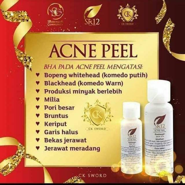 Jual Acne Peel Obat Milia Pori Besar Bopeng Shopee Indonesia