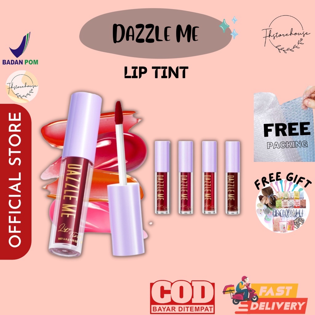 Jual DAZZLE ME Ink Licious Lip Tint BPOM Mattedorable Long Lasting