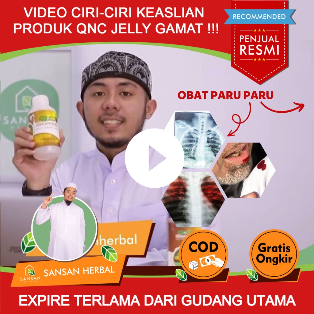 Jual QNC Jelly Gamat Obat Paru Paru Obat Paru Paru Dan Batuk Sesak