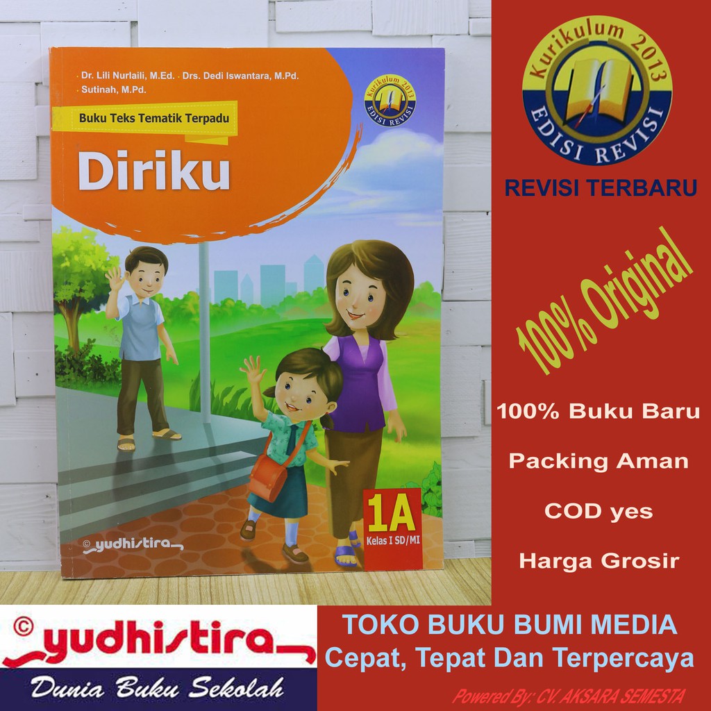 Jual Buku Teks Tematik Terpadu Tema A Diriku Sd Kelas Yudhistira