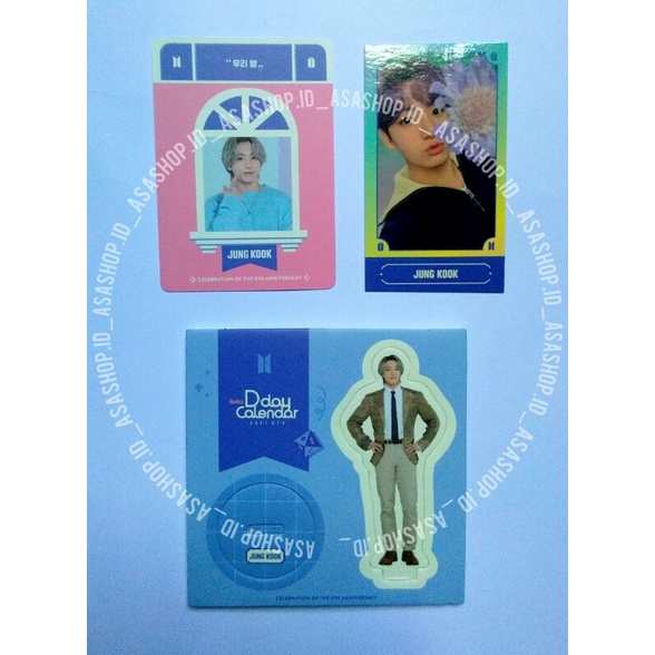 Jual D 7 D 3 D 2 JUNGKOOK OFFICIAL BTS FESTA D DAY CALENDAR 2021 Baca