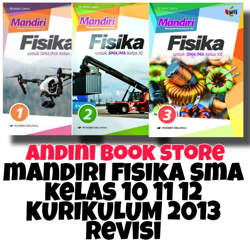 Jual BUKU MANDIRI FISIKA SMA MA KELAS 10 11 12 KURIKULUM 2013 REVISI