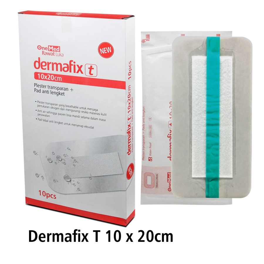 Jual Dermafix T 10x25 Cm OneMed Plester Transparan Sterile Plester