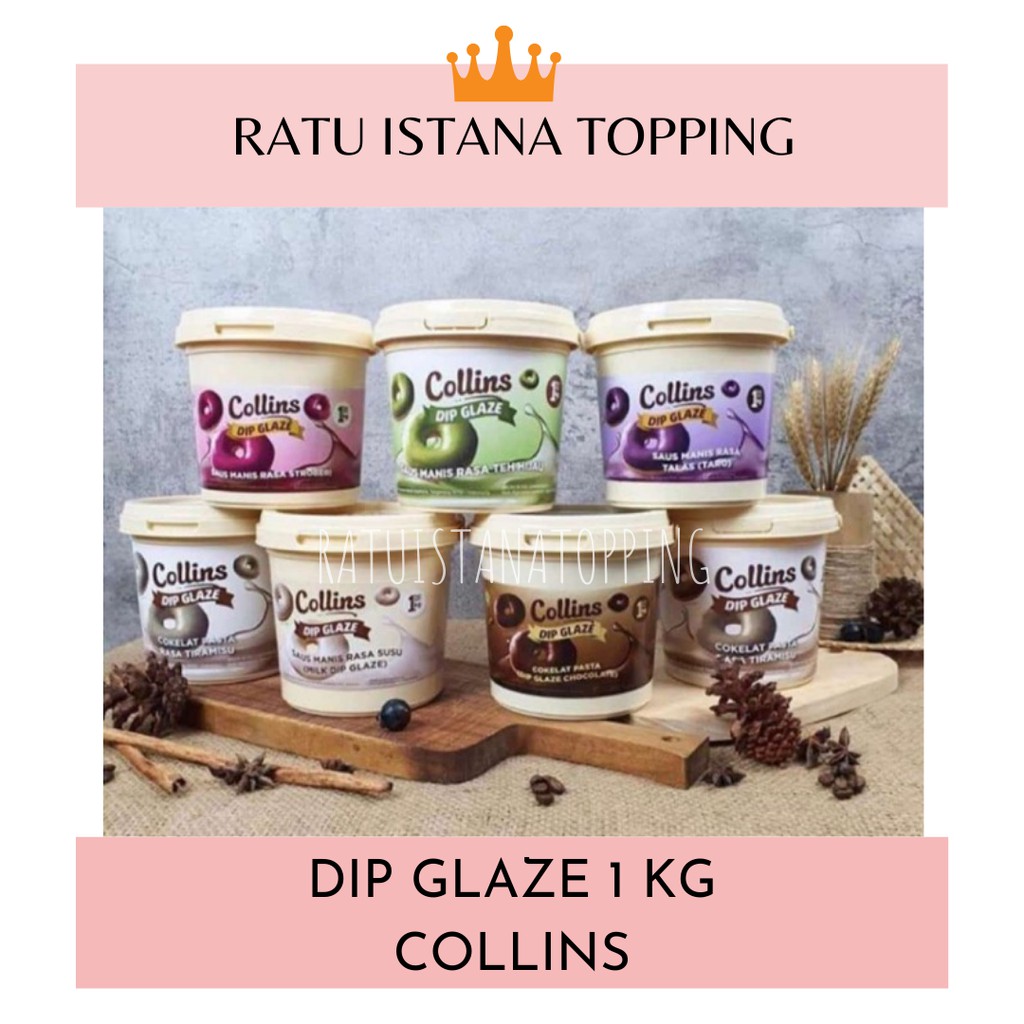 Jual Collins Dip Glaze Cokelat Pasta Kg Dipping Chocolate Kg