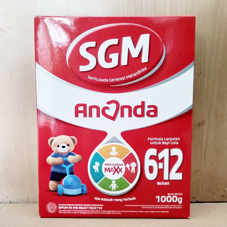 Jual SGM Ananda 2 1000g Susu Formula Untuk Bayi Usia 6 12 Bulan