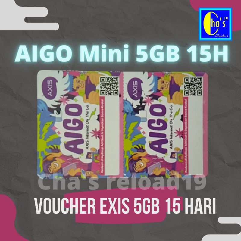 Jual Voucher Axis Aigo Gb Hari Shopee Indonesia