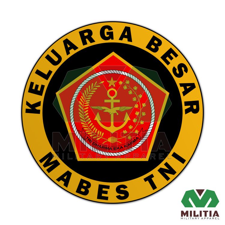 Jual Stiker Bulat MABES TNI Hankam Shopee Indonesia