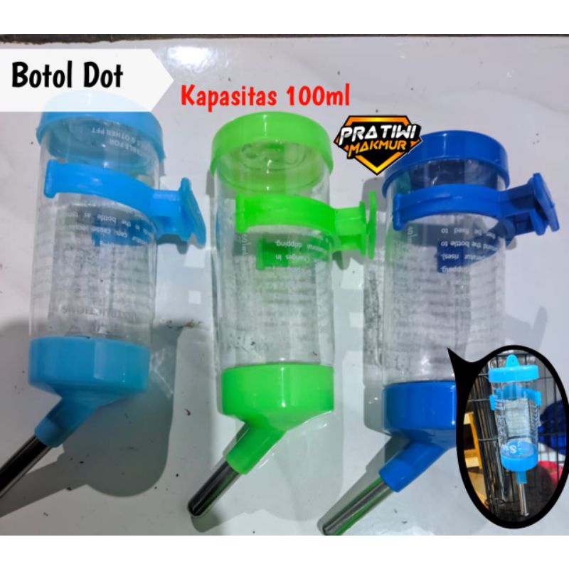 Jual Botol Dot Kelinci Kucing Hamster Dispenser Tempat Minum Hewan