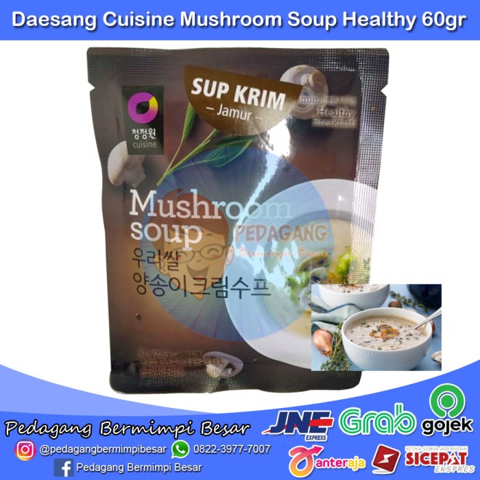 Jual NEW Daesang Cuisine Mushroom Soup 60gr Bubuk Sup Krim Jamur