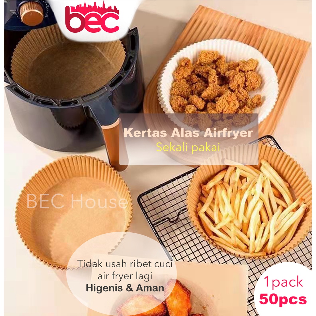 Jual B E C Pcs Kertas Alas Baking Air Fryer Anti Lengket Kertas