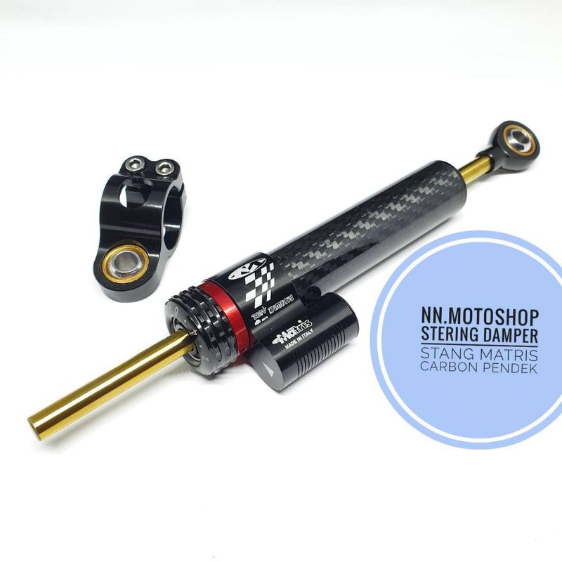 Jual Stabilizer Matris Carbon Atau Stering Damper Stang Motor Shopee