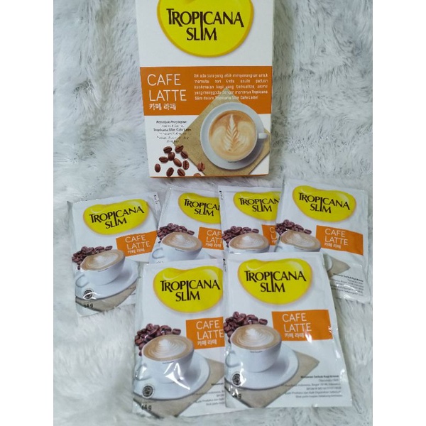 Jual Tropicana Slim Cafe Latte Per Sachet Shopee Indonesia