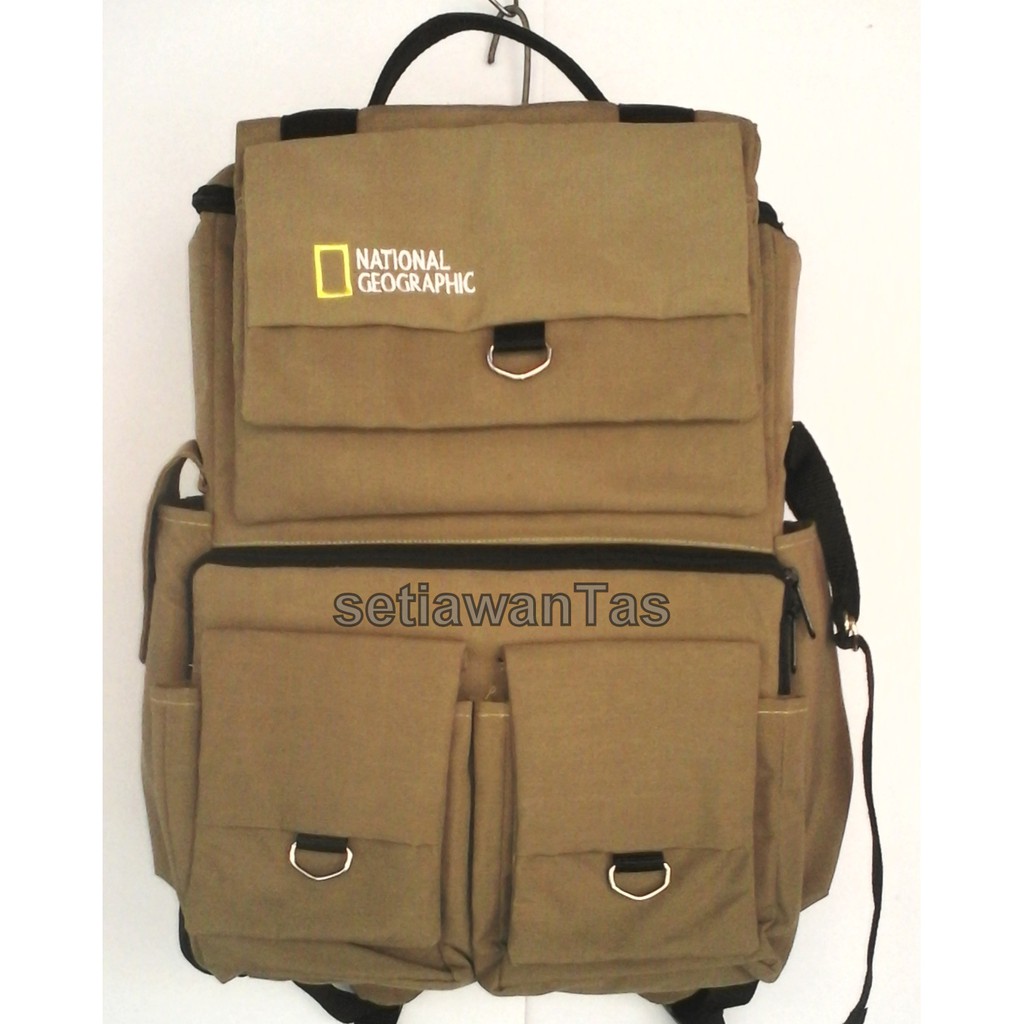 Jual Tas Punggung Tas Ransel Kamera National Geographic Kode F Krem