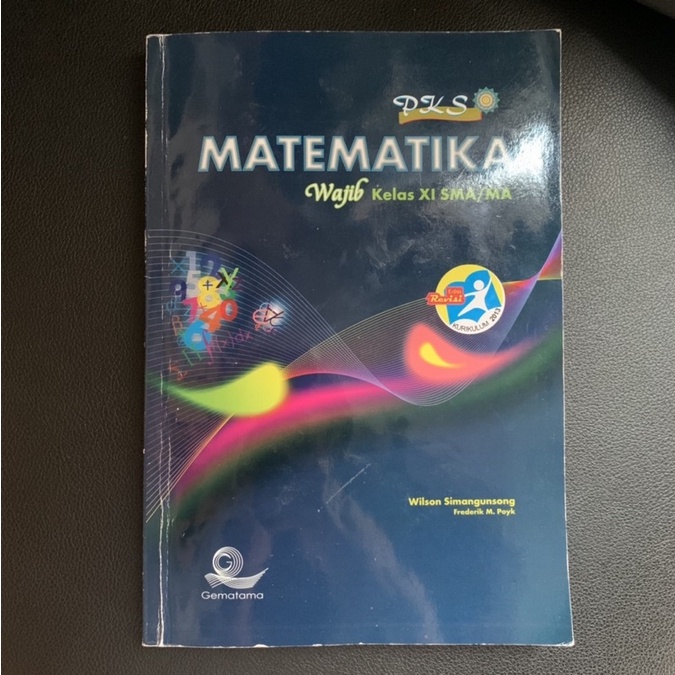 Jual Matematika PKS Kelas 11 XI Wajib Buku Pelajaran SMA MA GEMATAMA