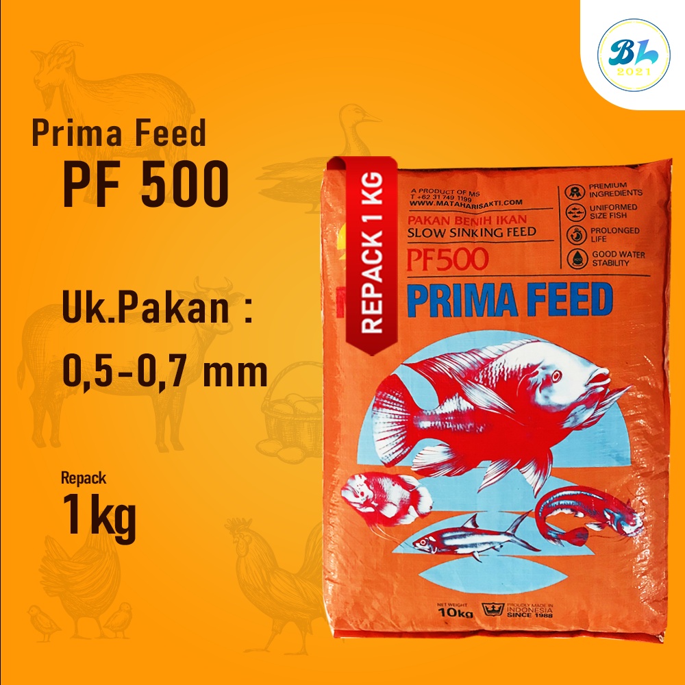 Jual Pakan Benih Ikan Lele Gurame Nila Ms Prima Feed Pf Repack Kg