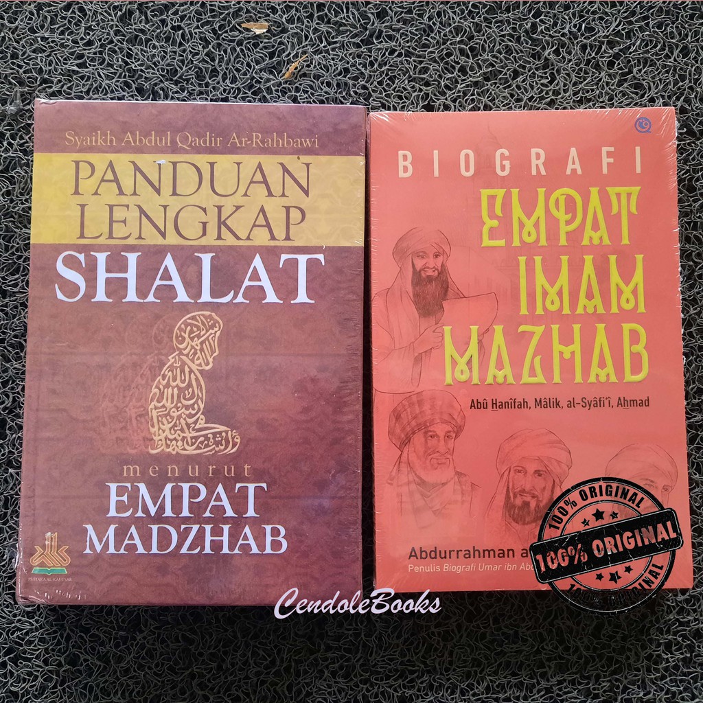 Jual Paket Buku Biografi Imam Dan Panduan Shalat Empat Madzhab Shopee