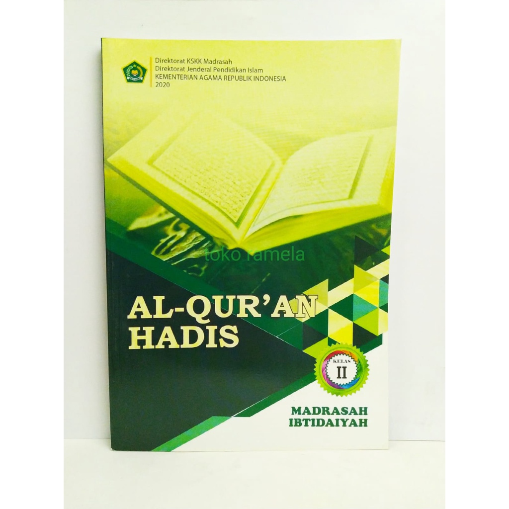 Jual Buku Pelajaran Al Qur An Hadis Kelas 2 SD MI Kurikulum KMA 2019