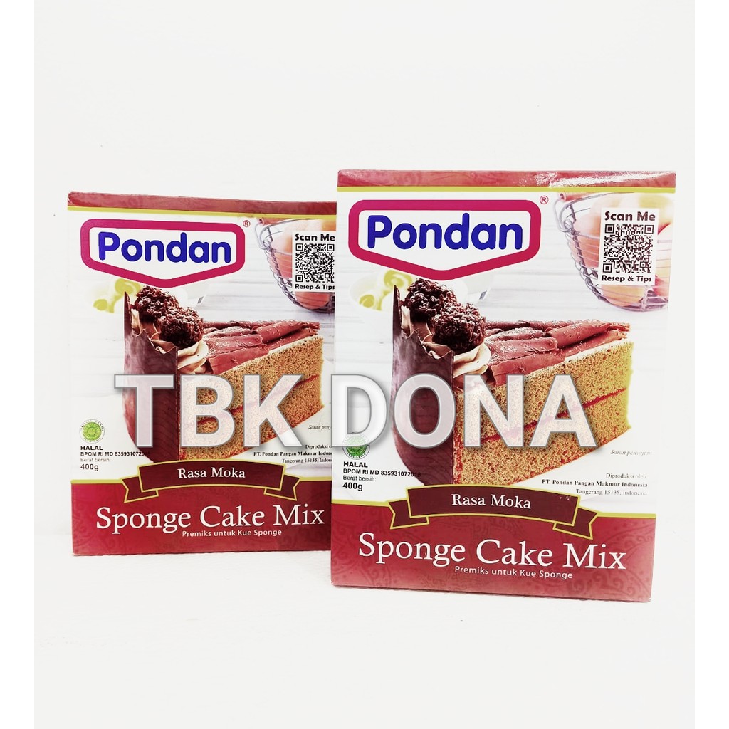 Jual Pondan Sponge Cake Mix Moka 400 Gr Shopee Indonesia