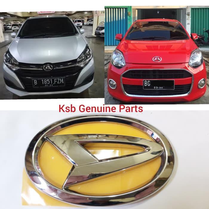 Jual Emblem Logo Depan Daihatsu Ayla Chrome Pegganti Logo Segitiga