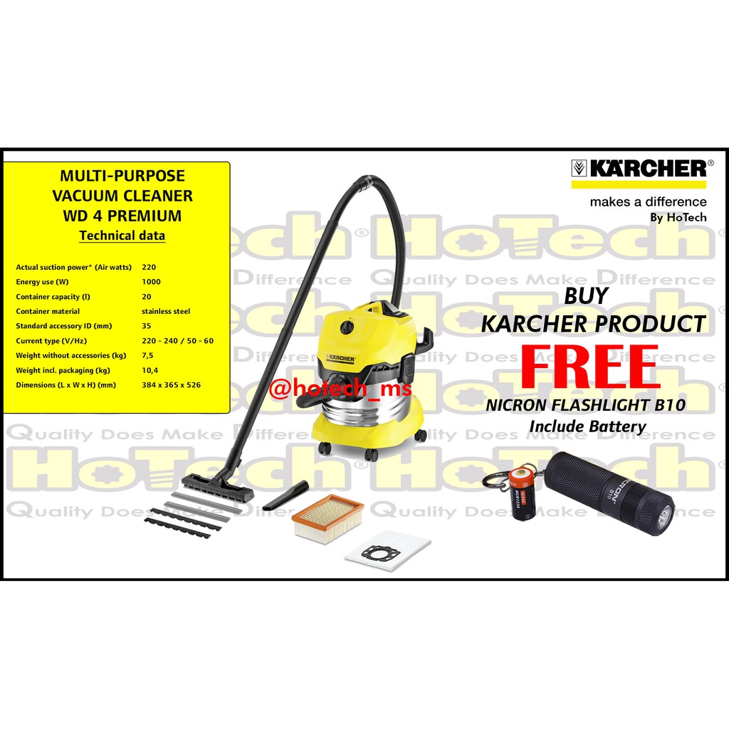 Jual Mesin Penyedot Debu Karcher Wd Premium Multi Purpose Vacuum