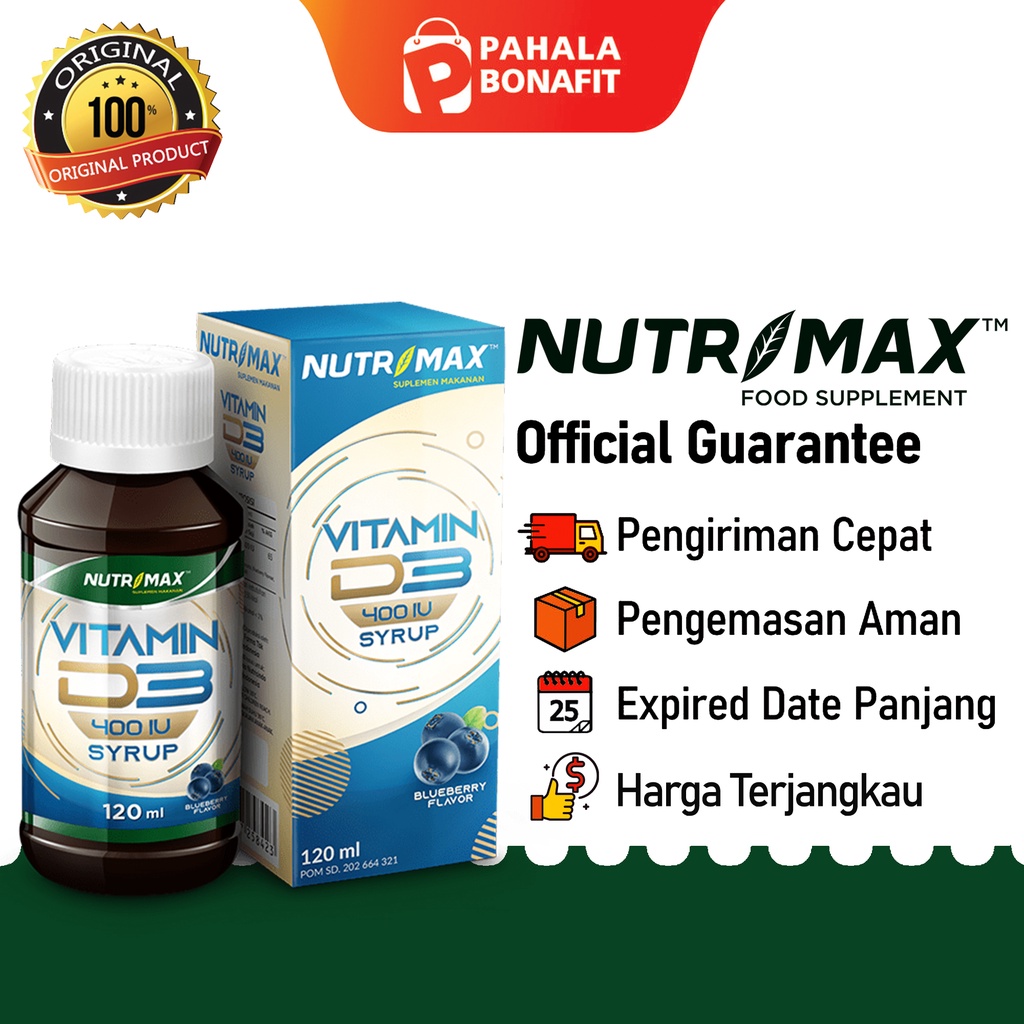 Jual Nutrimax Vitamin D Iu Ml Shopee Indonesia