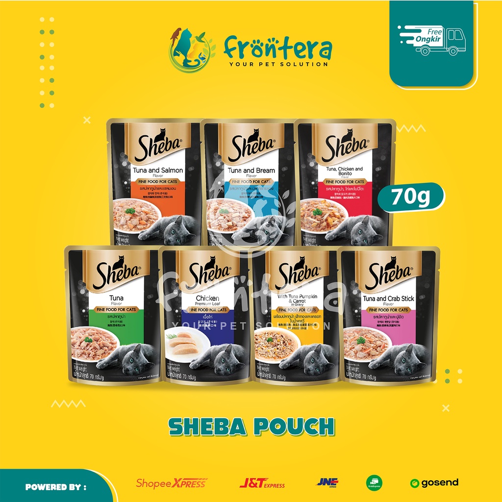 Jual Sheba Pouch Gr Sheba All Varian Sheba Wet Food Makanan Basah