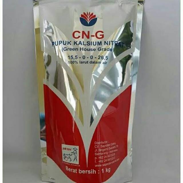 Jual 1kg PUPUK CNG KALSIUM NITRATE CAP PAK TANI 1 KG Kemasan Original