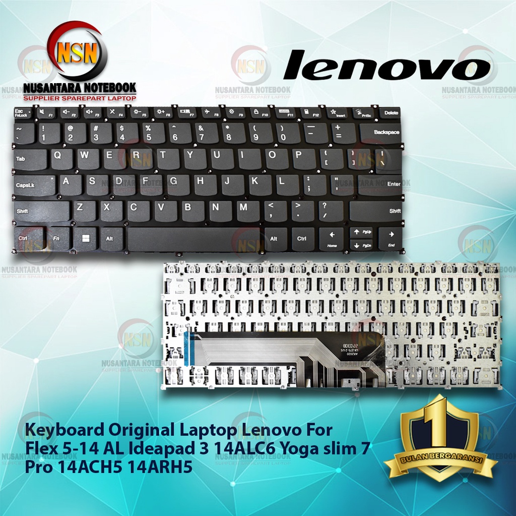 Jual Keyboard Original Laptop Lenovo For Flex 5 14 AL Ideapad 3 Yoga