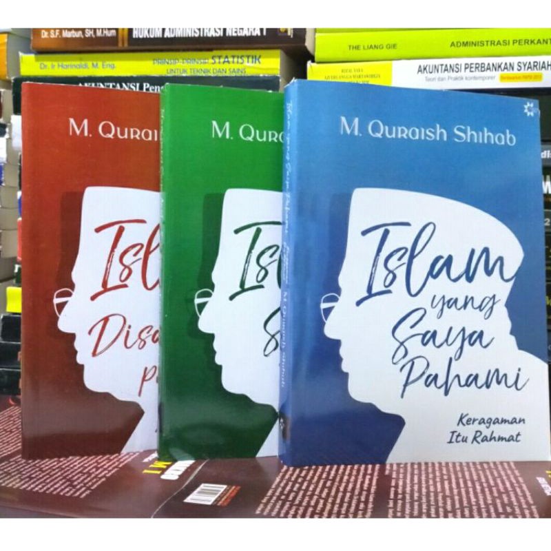 Jual PAKET 3 BUKU M QURAISH SHIHAB ISLAM YANG SAYA ANUT ISLAM YANG