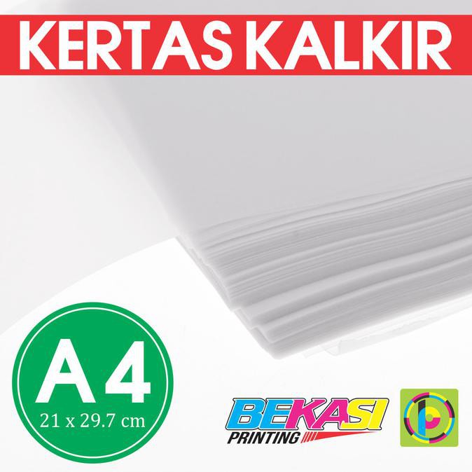 Jual Kertas Kalkir Gram Ukuran A X Cm C Lcir Tracing