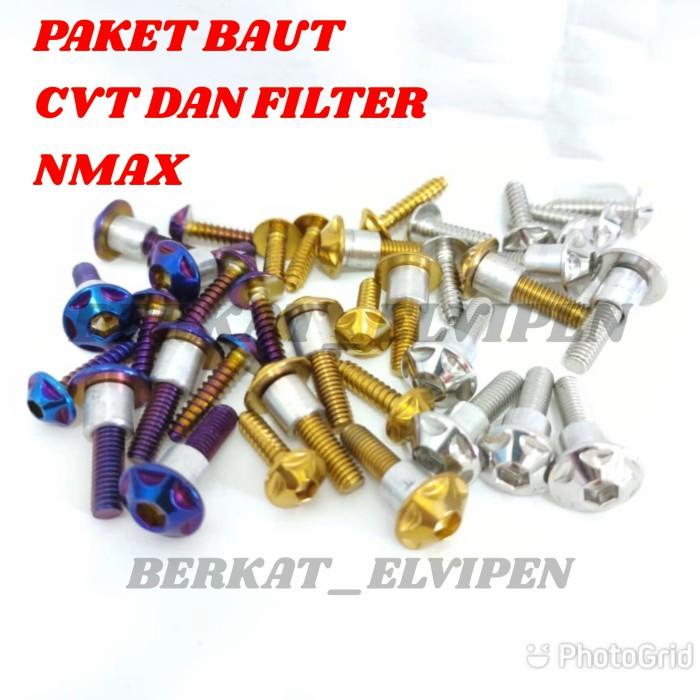 Jual Paket Baut Probolt Cover Cvt Dan Filter Nmax Old New