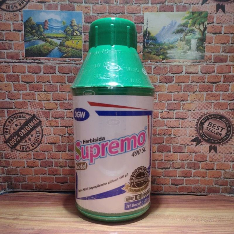 Jual Herbisida SUPREMO GOLD 490SL 500ML Racun Rumput Gulma Roundup