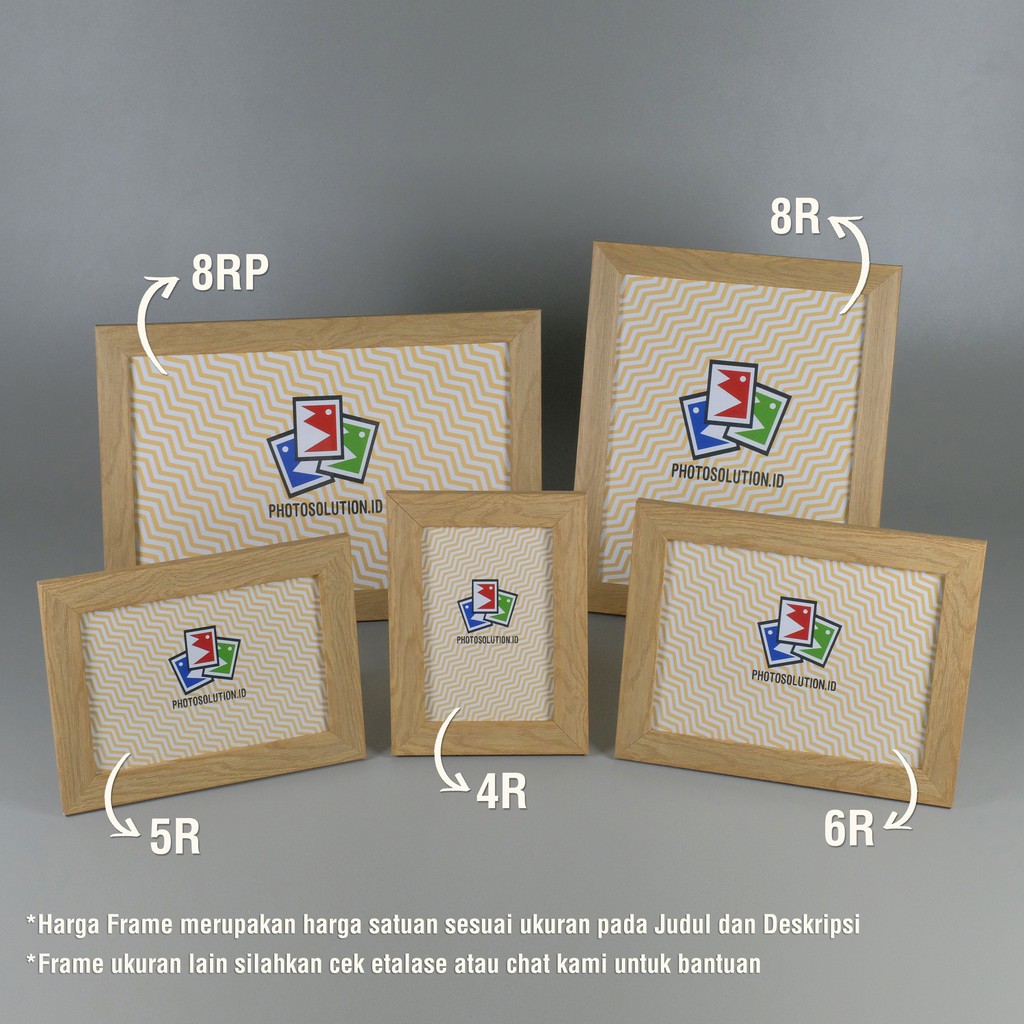 Jual Bingkai Foto R Minimalis Pakai Kaca Photo Frame Fm Shopee