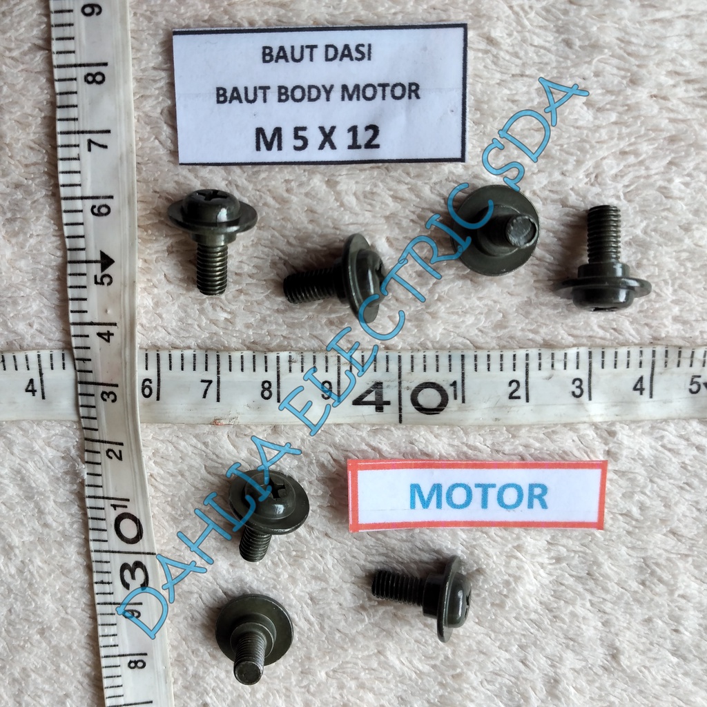 Jual BAUT DASI M5 X 12 UNTUK MOTOR BODY Shopee Indonesia