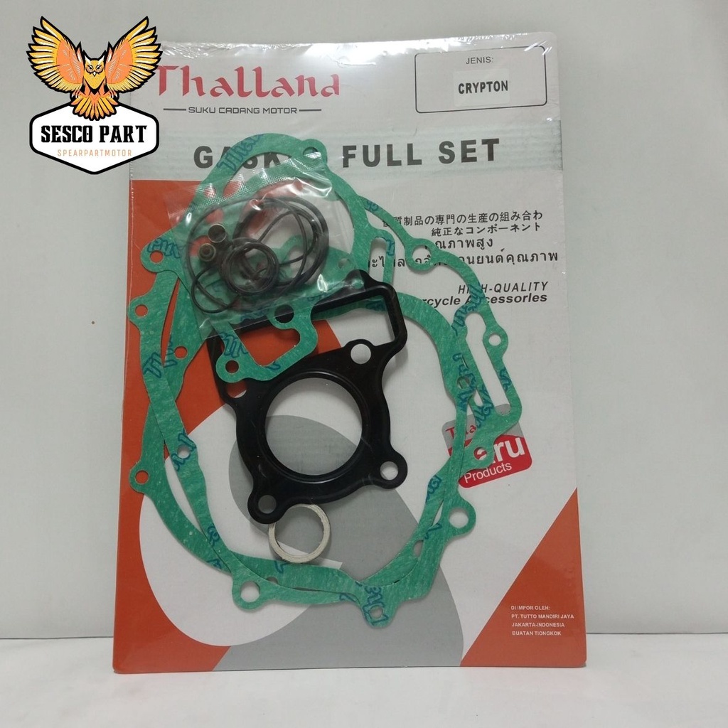 Jual Paking Full Set Gasket Kit Pulset Crypton Vega Lama Seal Klep