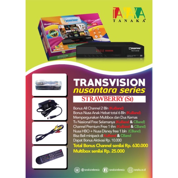 Jual Parabola Transvision Nusantara Hd Set Include Pasang Free All