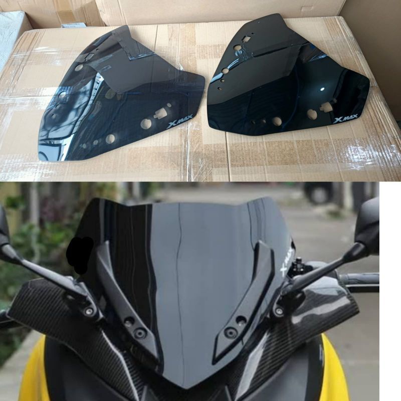 Jual Windshield Visor Yamaha Xmax Polos Mili Plug And Play