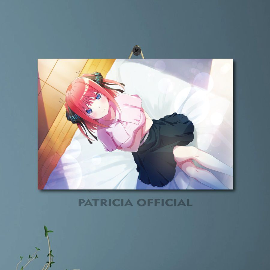 Jual 121 138 POSTER KAYU ANIME NEGI HARUBA GOTOUBUN NO HANAYOME 20X30