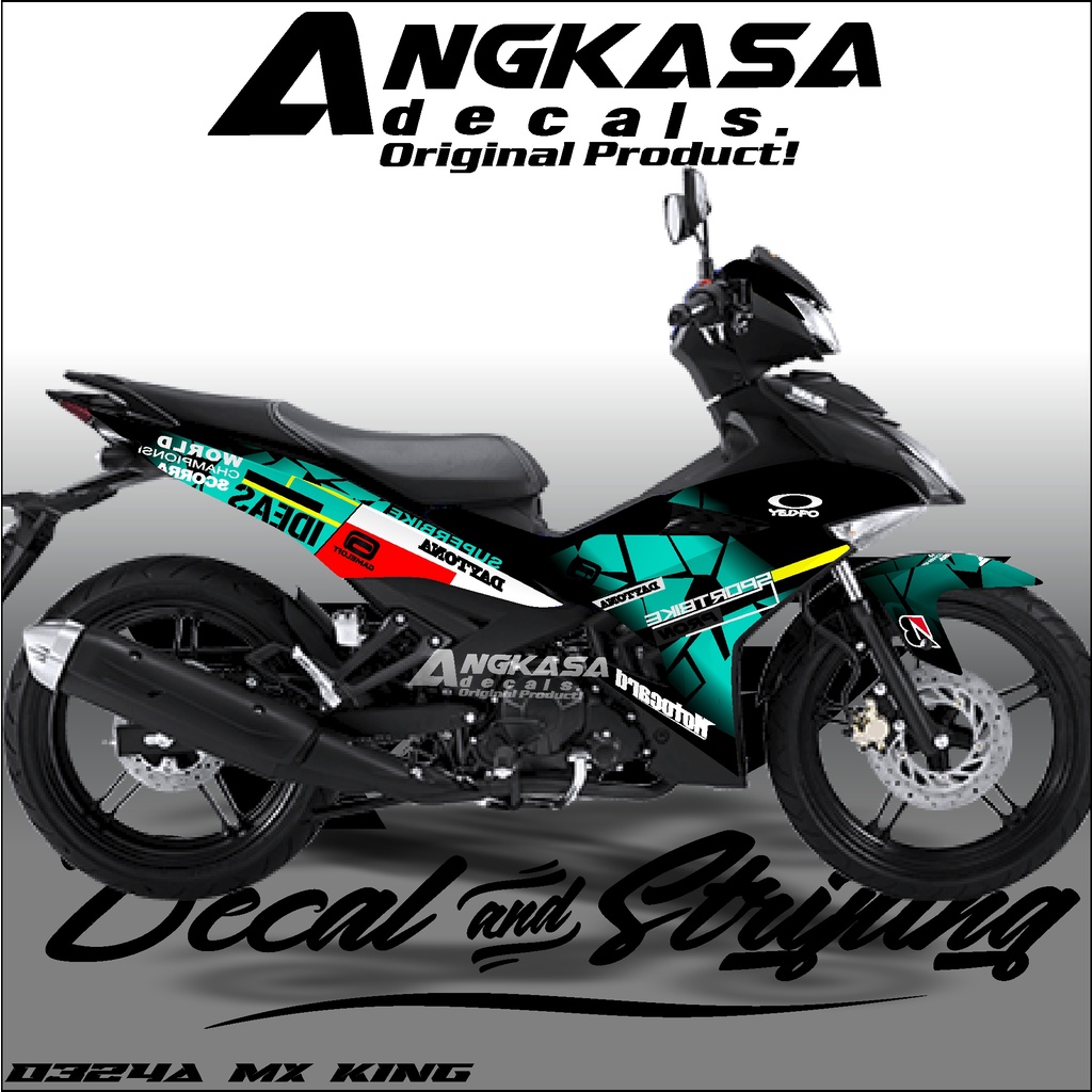 Jual 0324a Decals Stiker Fullbody Motor Jupiter Mx King Striping Decal