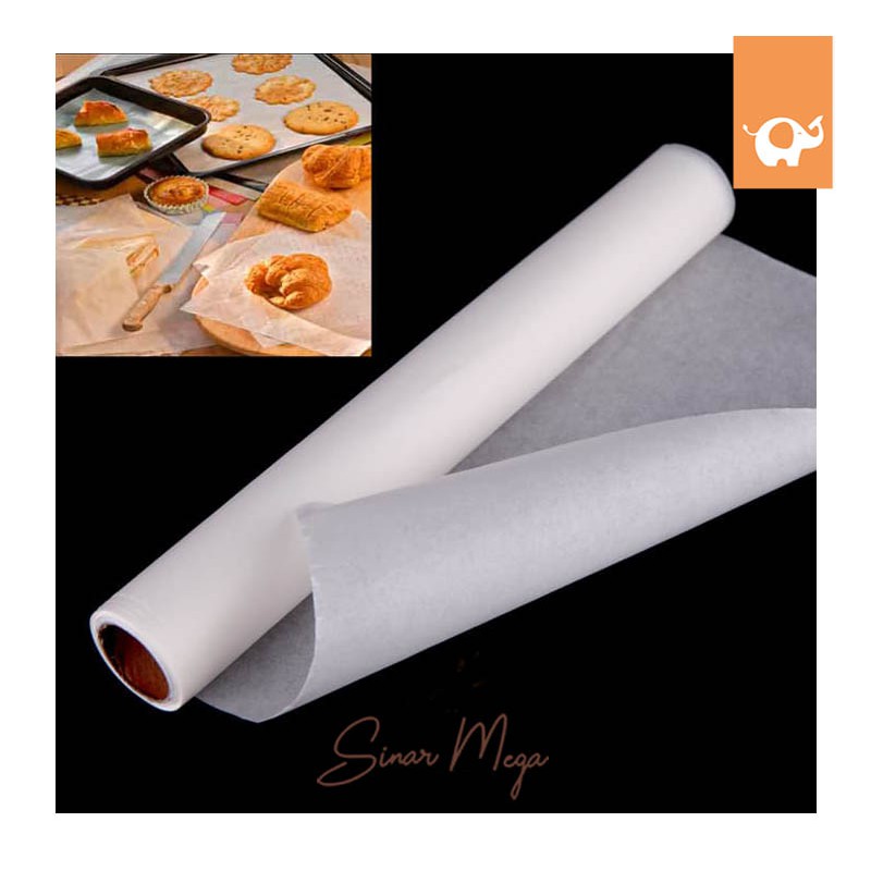 Jual Kertas Roti Putih Plano Roll Baking Paper Murah Shopee Indonesia