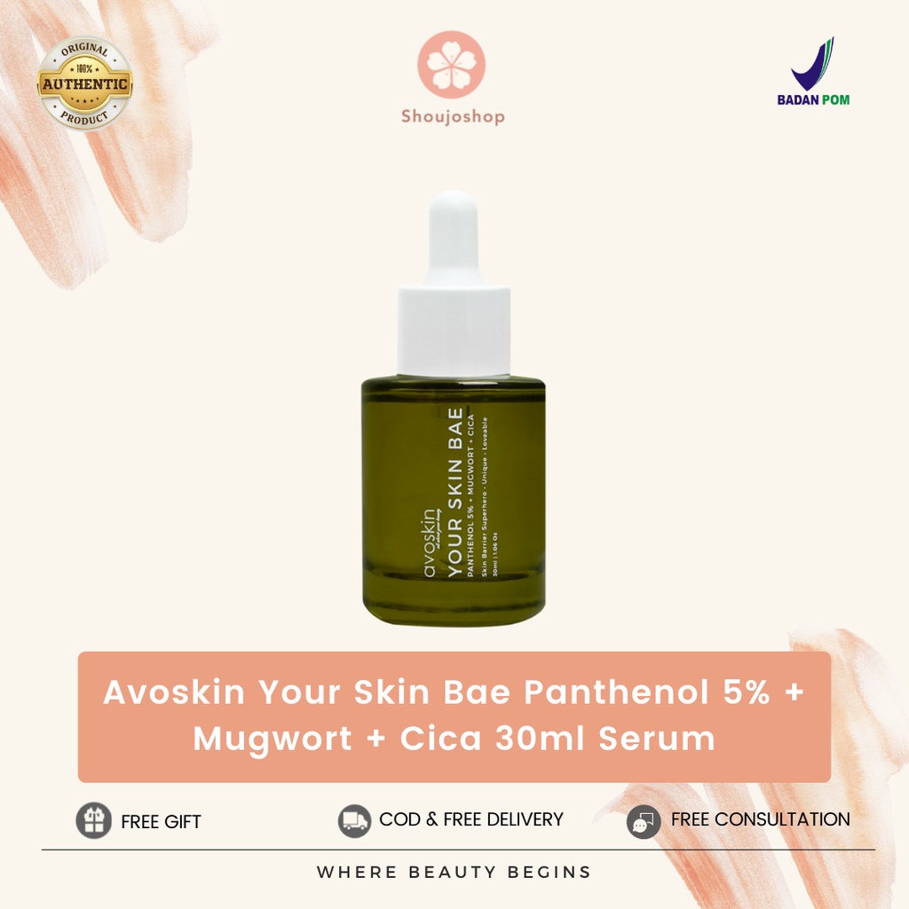 Jual Avoskin Your Skin Bae Panthenol Mugwort Cica Ml Serum