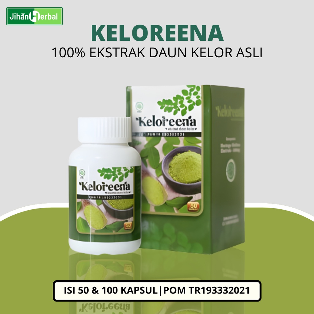 Jual Keloreena Kapsul Daun Kelor Moringa Oleifera Berkualitas Asli