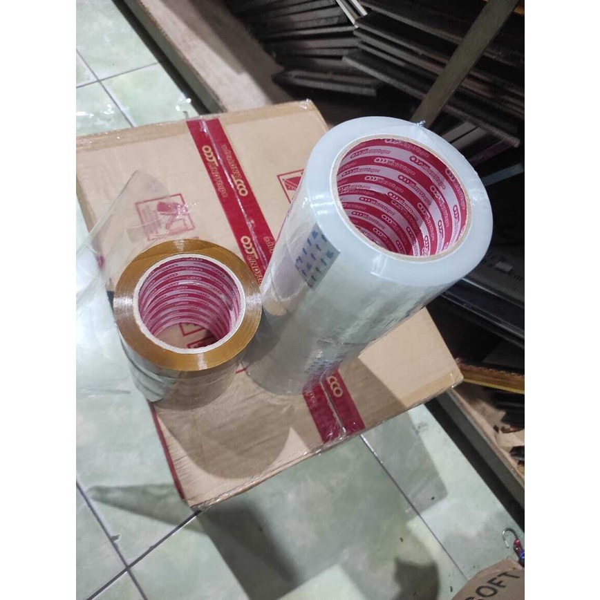 Jual Lakban Bening Lindy TAPE 48 Mm X 100 Yard Bening Coklat Shopee