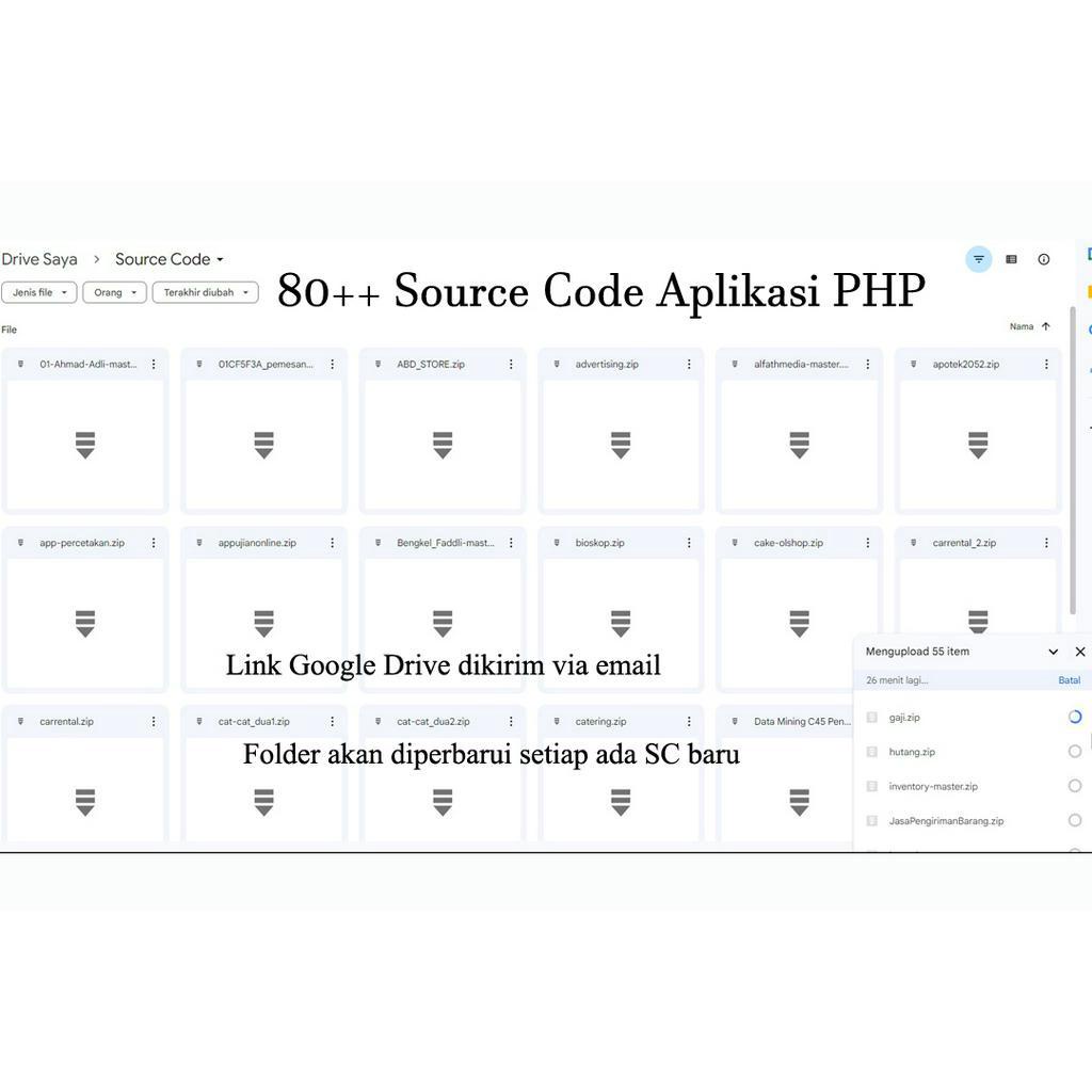 Jual Source Code Aplikasi Web Php Lengkap Sebagai Referensi Anda