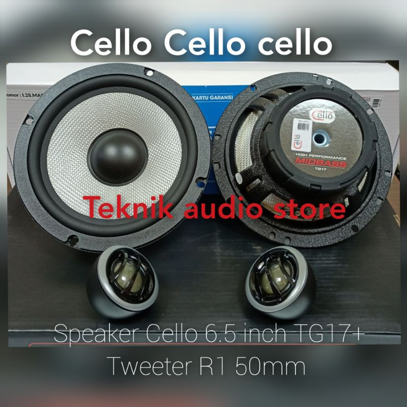 Jual Speaker Midbass Cello Tg Plus Dome Tweeter Mm Shopee Indonesia