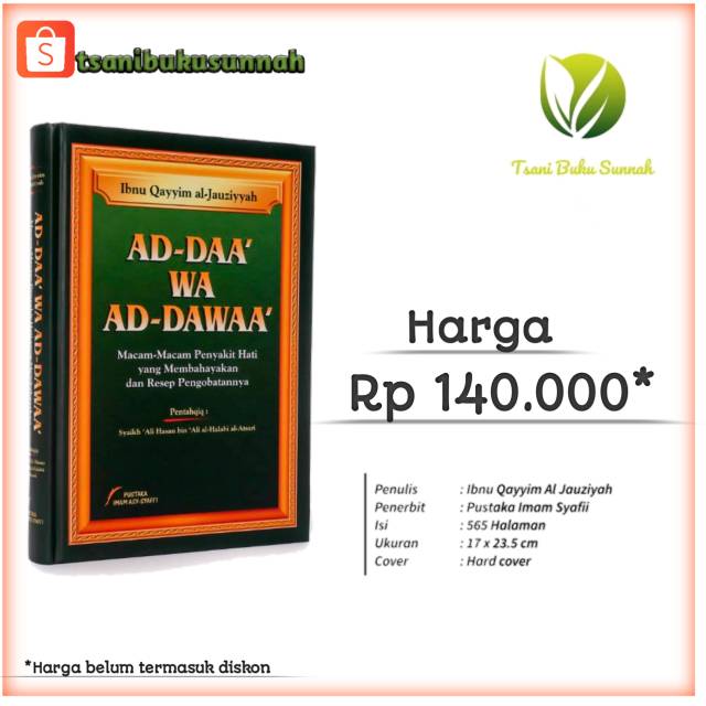 Jual Buku Ad Daa Wa Ad Dawaa Shopee Indonesia