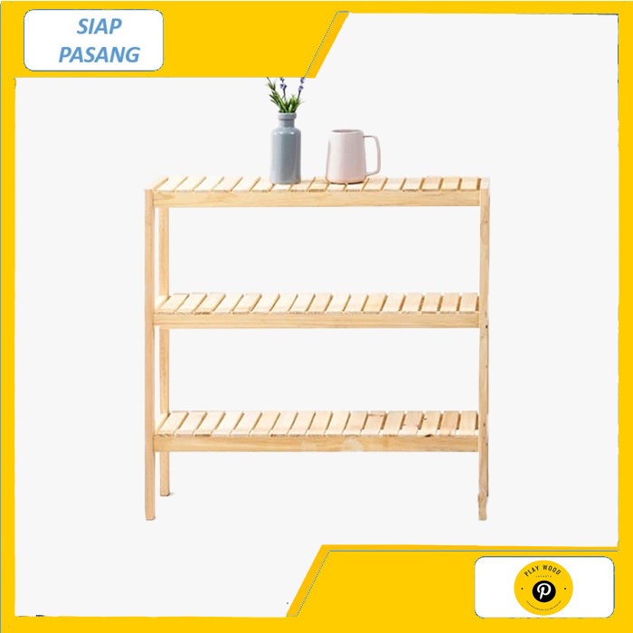 Jual Otto Wooden Shelf Cm Rak Kayu Rak Serbaguna Rak Dapur